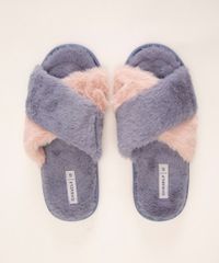 pantufa-chinelo-pelucia-faixas-cruzadas-azul-1005860-Azul_2