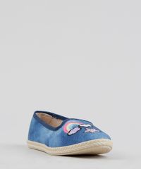 Sapatilha-Infantil-Molekinha-em-Jeans-com-Bordados-Azul-Medio-9312146-Azul_Medio_2