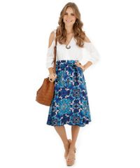 Saia-Midi-Estampada-de-Borboletas-Azul-8104860-Azul_3