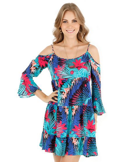 Vestido-Open-Shoulder-Floral-Verde-Agua-8056195-Verde_Agua_1