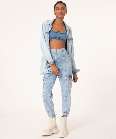 Calca-Baggy-Cargo-Jogger-Jeans-Marmorizada-com-Ziper-Cintura-Super-Alta-Azul-Claro-9989923-Azul_Claro_1