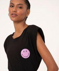 Regata-Muscle-Tee-de-Algodao-Smiley-com-Ombreiras-Decote-Redondo-Preta-9982636-Preto_4