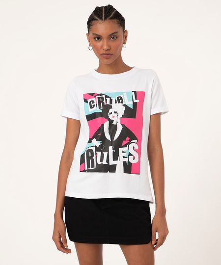 Camiseta-Cruella-Manga-Curta-Decote-Redondo-Branca-9990448-Branco_1 Camiseta-Cruella-Manga-Curta-Decote-Redondo-Branca-9990448-Branco_1