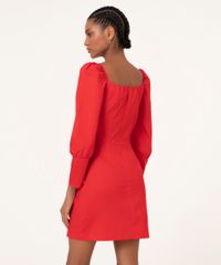 Vestido-Curto-Manga-Bufante-com-Ziper-Vermelho-1001604-Vermelho_2