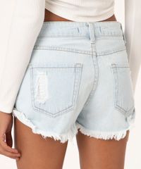Short-Reto-Jeans-Cintura-Alta-Destroyed-com-Barra-Desfiada-Azul-Claro-9991769-Azul_Claro_3