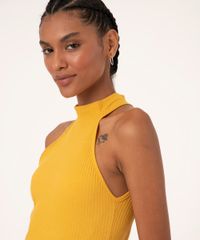 Vestido-Midi-Halter-Neck-Canelado-com-Fenda-Mostarda-9994206-Mostarda_4