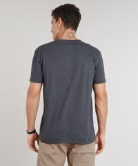 Camiseta-Masculina-com-Bolso-Estampado-Camuflado-Manga-Curta-Gola-Careca-Cinza-Mescla-Escuro-9293675-Cinza_Mescla_Escuro_2