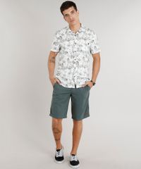 Bermuda-Masculina-com-Cordao-e-Bolsos-Verde-Escuro-9292945-Verde_Escuro_3
