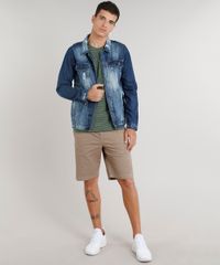Camiseta-Masculina-Basica-Listrada-Manga-Curta-Gola-Careca--Verde-Escuro-8551673-Verde_Escuro_3