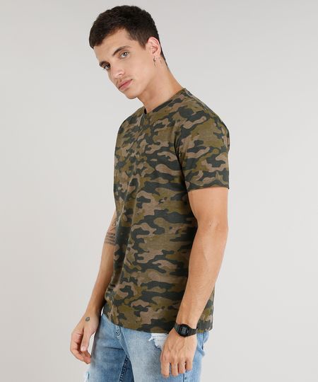 Camiseta-Masculina-Estampada-Camuflada-Manga-Curta-Gola-Careca-Marrom-9293677-Marrom_1