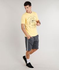 Camiseta-Masculina-com-Bordado-Manga-Curta-Gola-Careca-Amarela-9286913-Amarelo_3