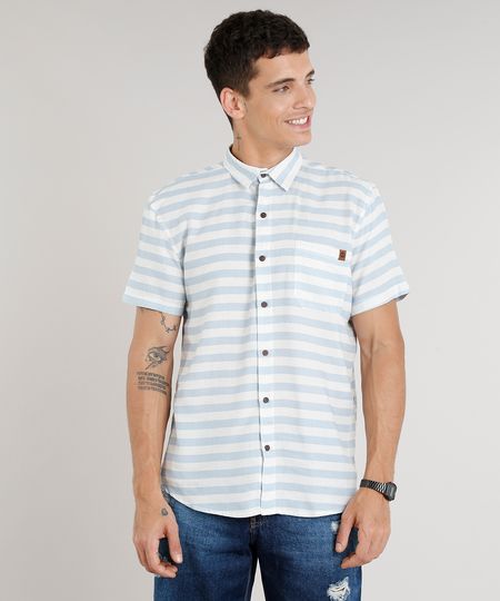 Camisa-Masculina-Listrada-com-Bolso-Manga-Curta-em-Linho-Off-White-9334906-Off_White_1 Camisa-Masculina-Listrada-com-Bolso-Manga-Curta-em-Linho-Off-White-9334906-Off_White_1