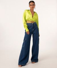 camisa-cropped-de-cetim-manga-longa-com-amarracao-verde-lima-1027267-Verde_Lima_3