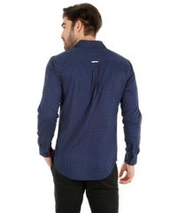Camisa-Slim-com-Mini-Print-Azul-Marinho-7976485-Azul_Marinho_2