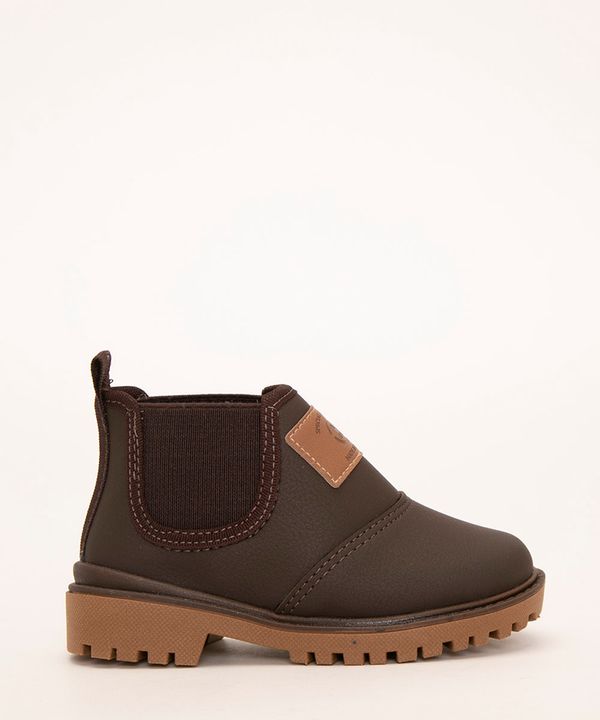 bota infantil chelsea molekinho marrom 24