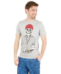 Camiseta-com-Estampa-de-Esqueleto-Cinza-Mescla-8171755-Cinza_Mescla_1