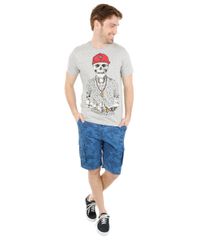Camiseta-com-Estampa-de-Esqueleto-Cinza-Mescla-8171755-Cinza_Mescla_3
