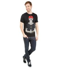 Camiseta-com-Estampa-de-Esqueleto-Preta-8171755-Preto_3
