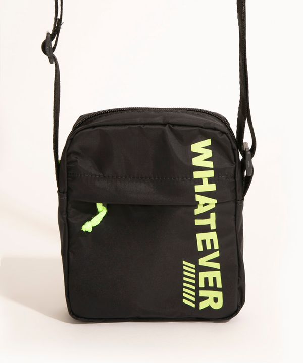 bolsa infantil shoulder whatever preto Único