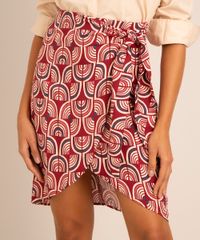 Saia-Transpassada-de-Viscose-Estampada-Geometrica-com-No-Curta-Vermelha-Escuro-9990464-Vermelho_Escuro_2