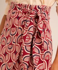 Saia-Transpassada-de-Viscose-Estampada-Geometrica-com-No-Curta-Vermelha-Escuro-9990464-Vermelho_Escuro_4