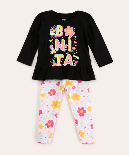 conjunto-infantil-de-algodao-floral-preto-1024261-Preto_1
