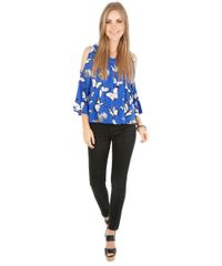 Blusa-Open-Shoulder-Estampada-de-Borboletas-Azul-Claro-8070674-Azul_Claro_3