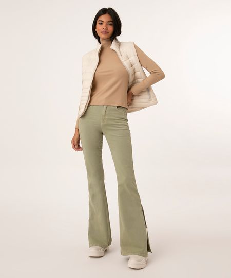 calca-flare-de-sarja-com-fenda-verde-claro-1027848-Verde_Claro_1 calca-flare-de-sarja-com-fenda-verde-claro-1027848-Verde_Claro_1