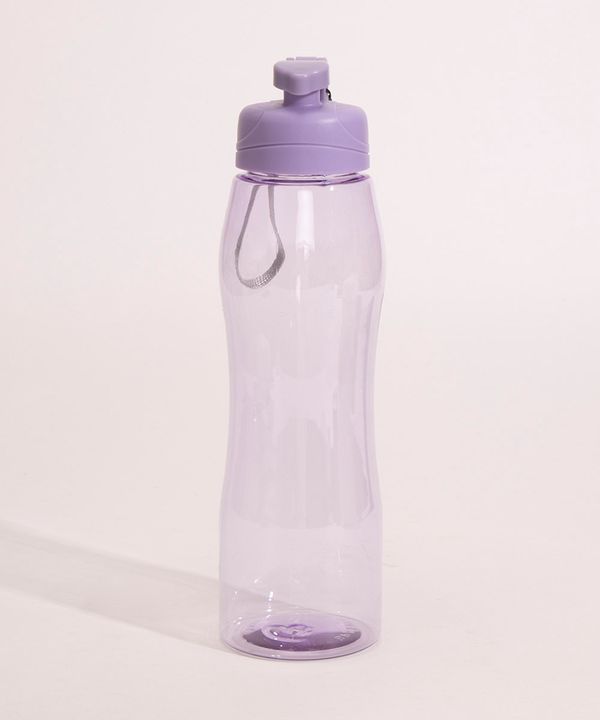 garrafa com alça 700ml lilás Único