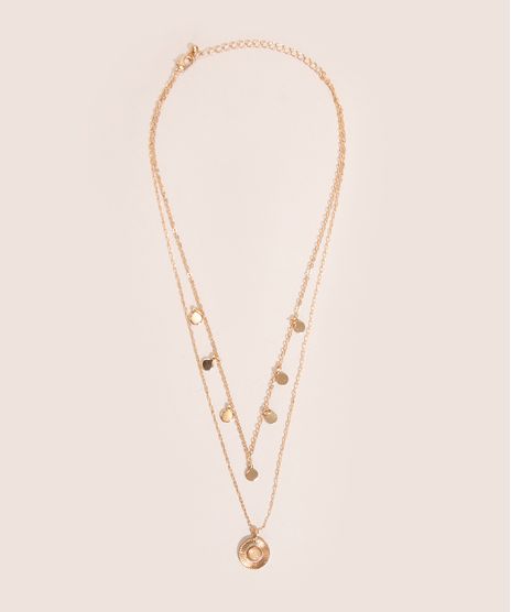 colar-duplo-medalhas-e-pingente-redondo-dourado-1009123-Dourado_1