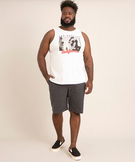 Bermuda-de-Sarja-Masculina-Plus-Size-Reta-Chino-chumbo-9961867-Chumbo_1