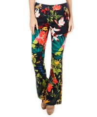 Calca-Flare-Floral-Preta-8044948-Preto_1