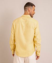 Camisa-Masculina-Comfort-Manga-Longa-Amarela-Claro-9523389-Amarelo_Claro_2