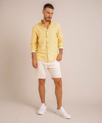 Camisa-Masculina-Comfort-Manga-Longa-Amarela-Claro-9523389-Amarelo_Claro_3