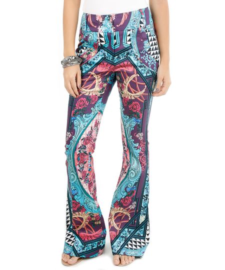 Calca-Flare-Adriana-Barra-Arabescos-Azul-Claro-8098139-Azul_Claro_1
