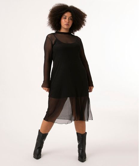 vestido-de-tule-midi-manga-longa-mindset-preto-1028148-Preto_1