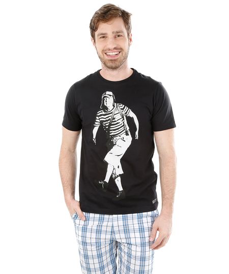 Camiseta-com-Estampa-Chaves-Preta-8167974-Preto_1 Camiseta-com-Estampa-Chaves-Preta-8167974-Preto_1