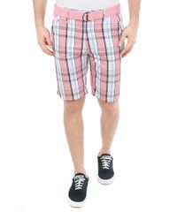 Bermuda-Slim-Xadrez-com-Cinto-Rosa-Claro-7992725-Rosa_Claro_1
