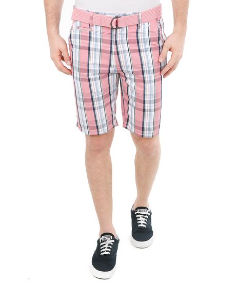 Bermuda-Slim-Xadrez-com-Cinto-Rosa-Claro-7992725-Rosa_Claro_1