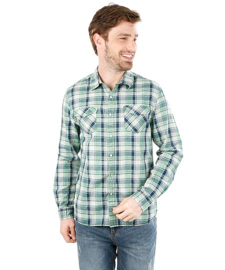 Camisa-Xadrez-Verde-7990709-Verde_1 Camisa-Xadrez-Verde-7990709-Verde_1