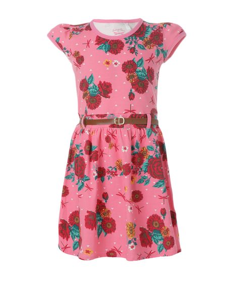 Vestido-Floral-com-Cinto-Rosa-8221913-Rosa_1