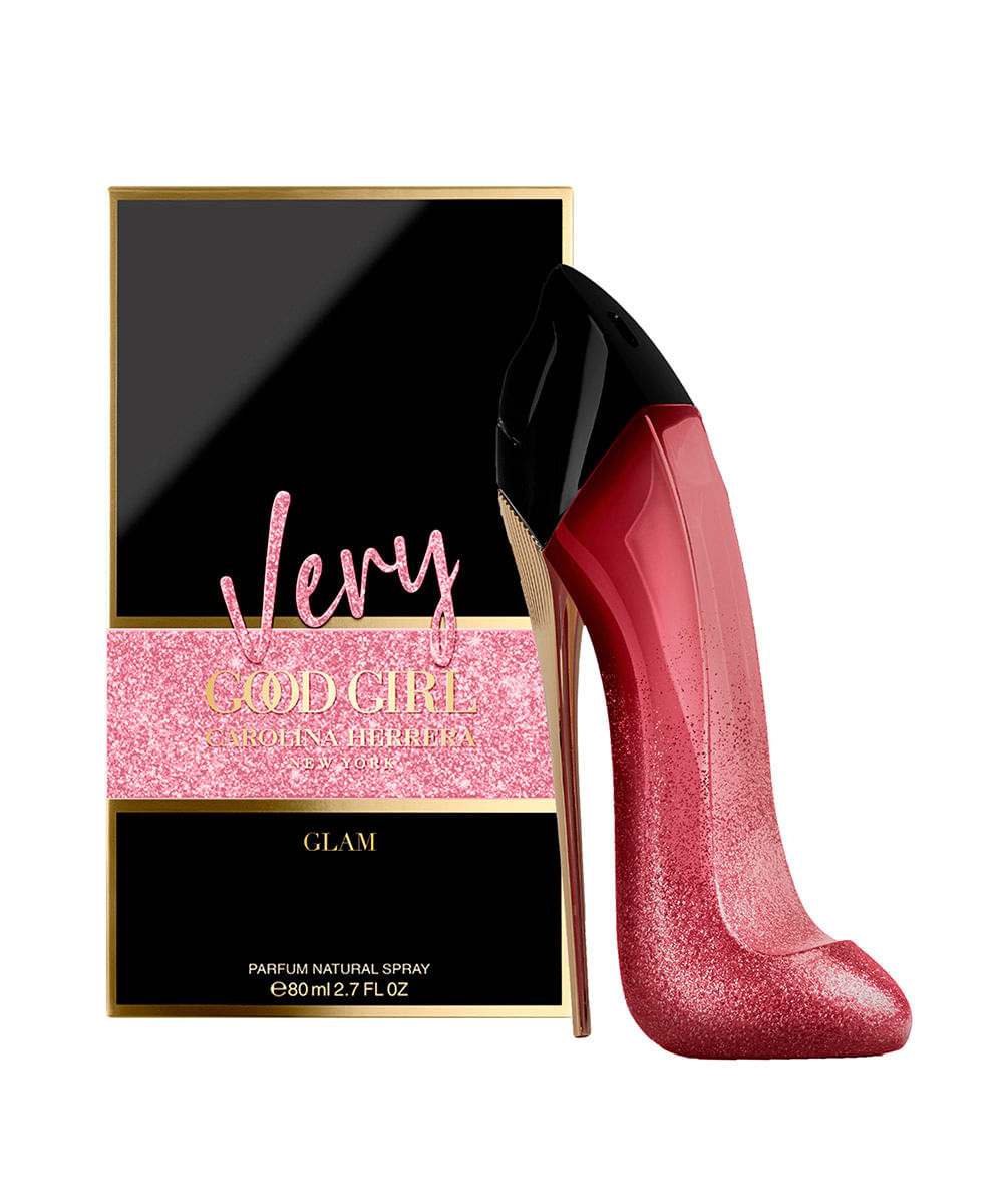 perfume very good girl glam carolina herrera feminino eau de parfum 80ml