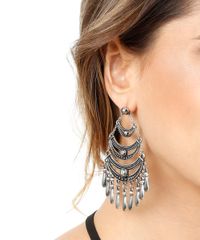 Par-de-Brincos-Adriana-Barra-com-Pingentes-Prateado-8145507-Prateado_2