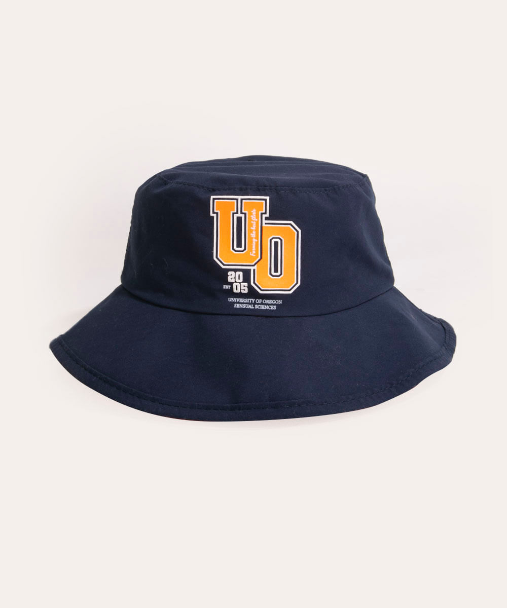 chapéu bucket dupla face college multicor