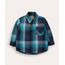 Camisa Estampada De Festa Junina Infantil Com Bolso Azul | C&A