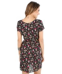 Vestido-com-Cinto-Estampado-de-Cogumelos-Preto-8090560-Preto_2
