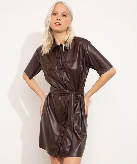 vestido-de-pu-com-faixa-para-amarrar-mindset-marrom-escuro-1029998-Marrom_Escuro_1