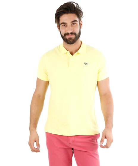 Polo-em-Piquet-Amarelo-Claro-7864512-Amarelo_Claro_1