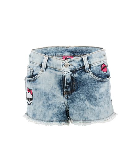 Short-Jeans-Monster-High-Azul-Claro-8171449-Azul_Claro_1 Short-Jeans-Monster-High-Azul-Claro-8171449-Azul_Claro_1