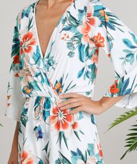 Macaquinho-Feminino-Dress-To-Estampado-Floral-com-Protecao-UV50--Branco-9242182-Branco_4